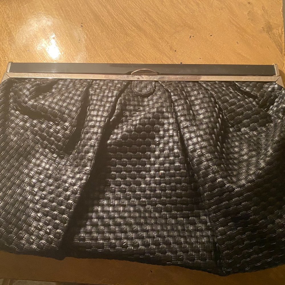 Aldo Vegan Leather Cross-stich Large Clutch